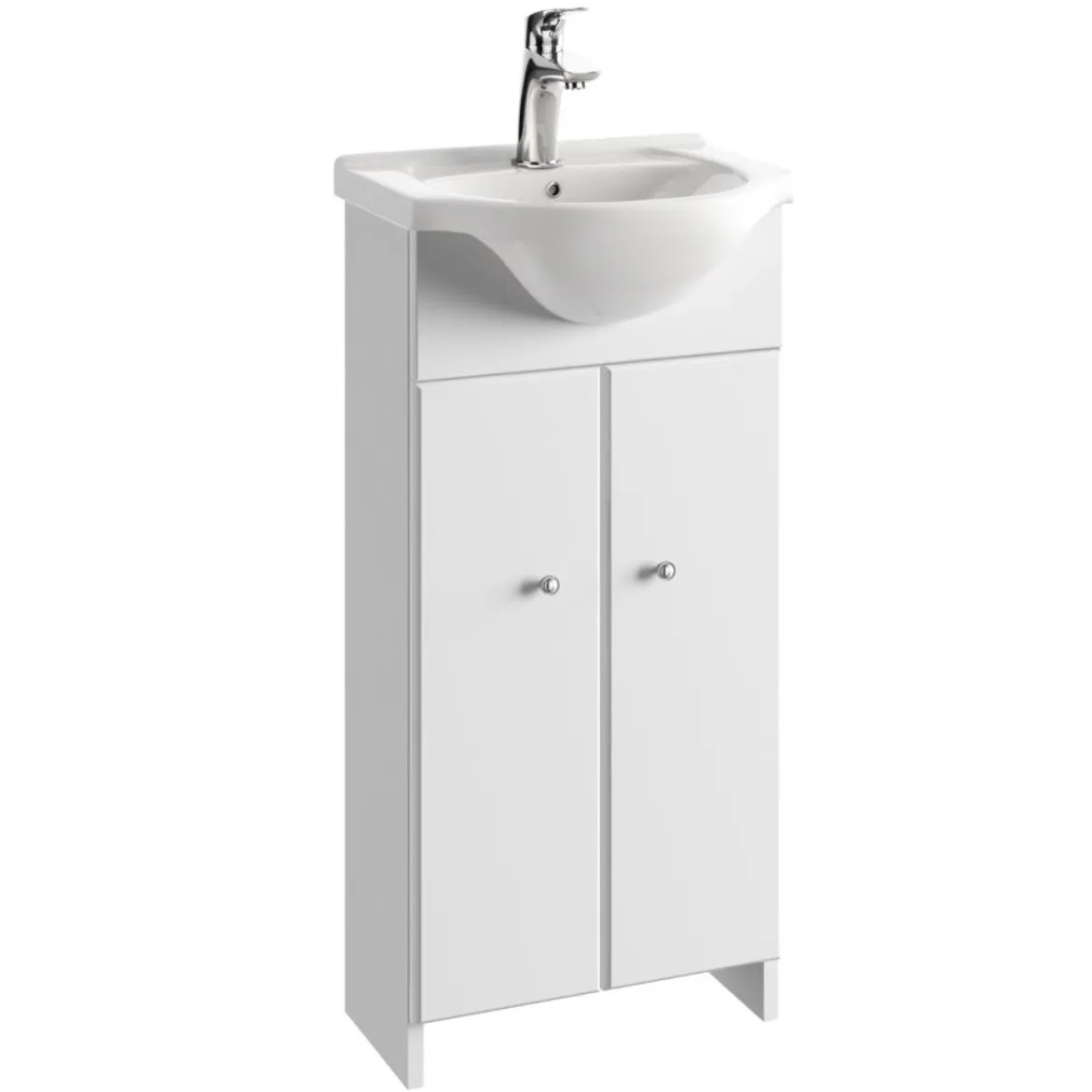 Mercado set ormarica s umivaonikom D40 2 vrata 38,2x19,6x80,5 cm beli