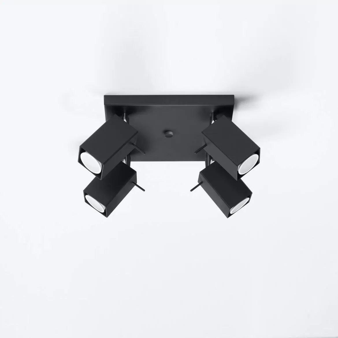 Merida 4 stropna lampa crna