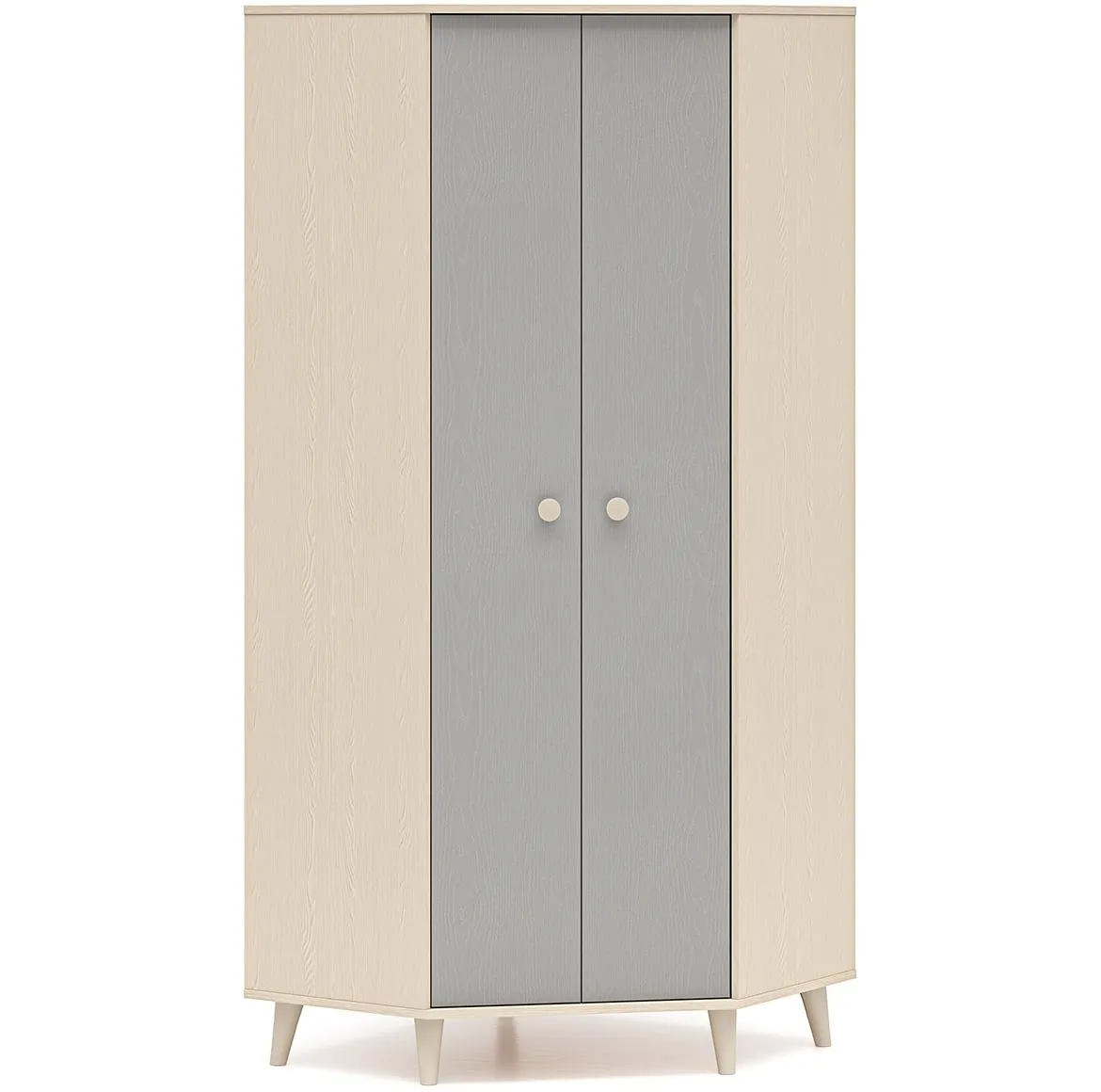 Mevel  01 ormar 80x80x190 bež/sivi