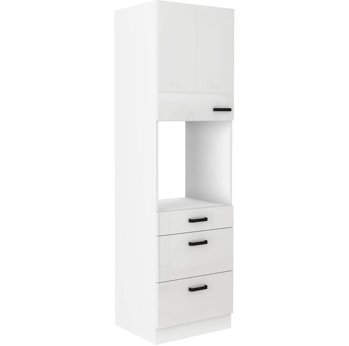 Mia 60dps-210 1f 3s kuhinjski element 1 vrata +3 ladice 60x57x210 cm beli