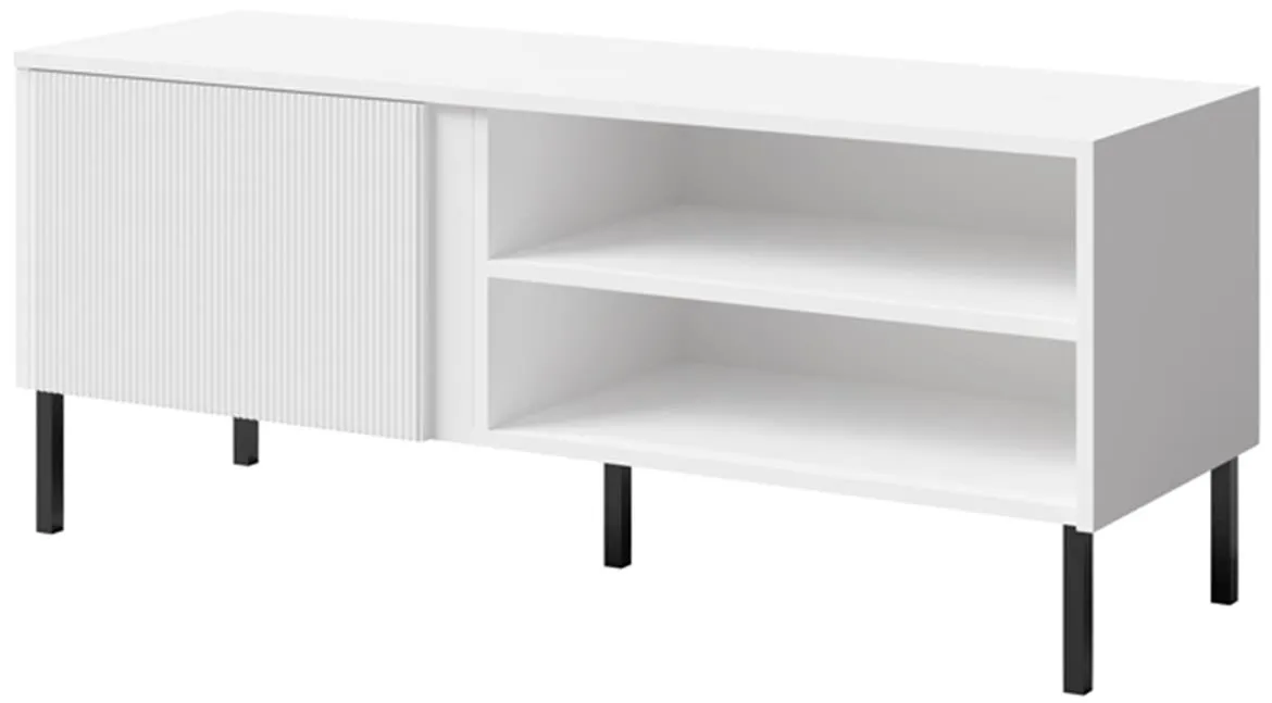 Mia 7 TV stalak 1 vrata 120x41x50 cm beli