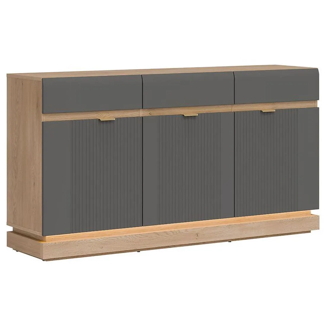 Milton komoda 163,5x40,5x88 antracit
