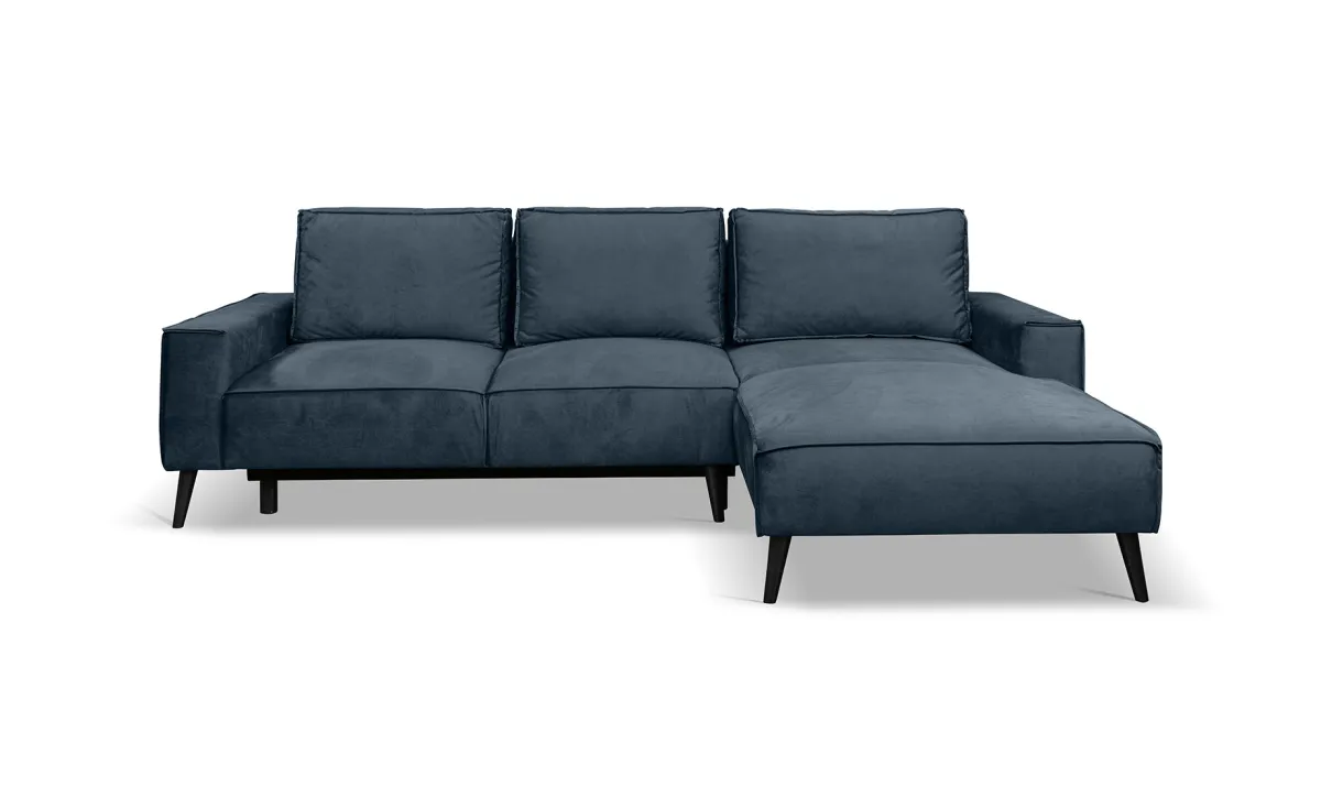 Mingo ugaona garnitura sa ležajem i prostorom za odlaganje 262x161x88 cm leva više boja