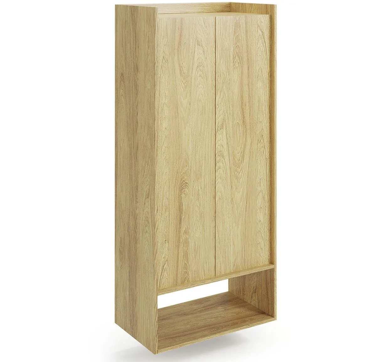 Mobius komoda 2 vrata 78x41x179 cm natur (hikora)