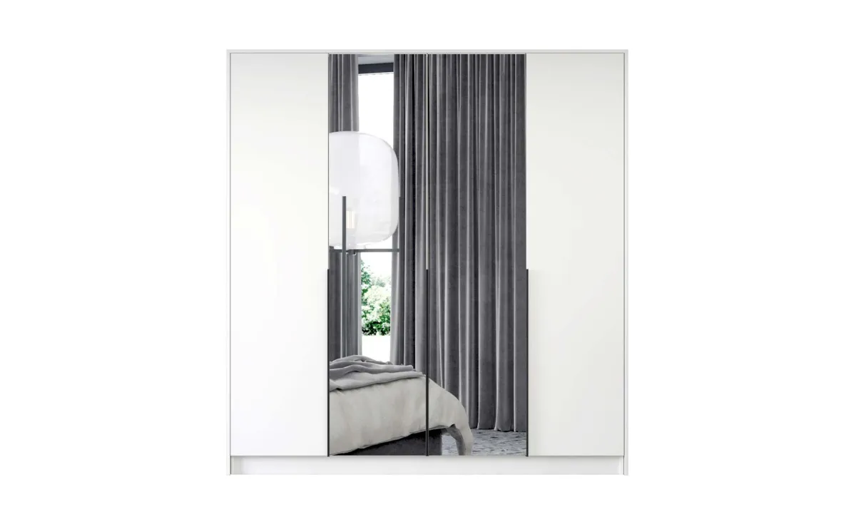 Moda otklopni ormar 203x60x215 cm bela