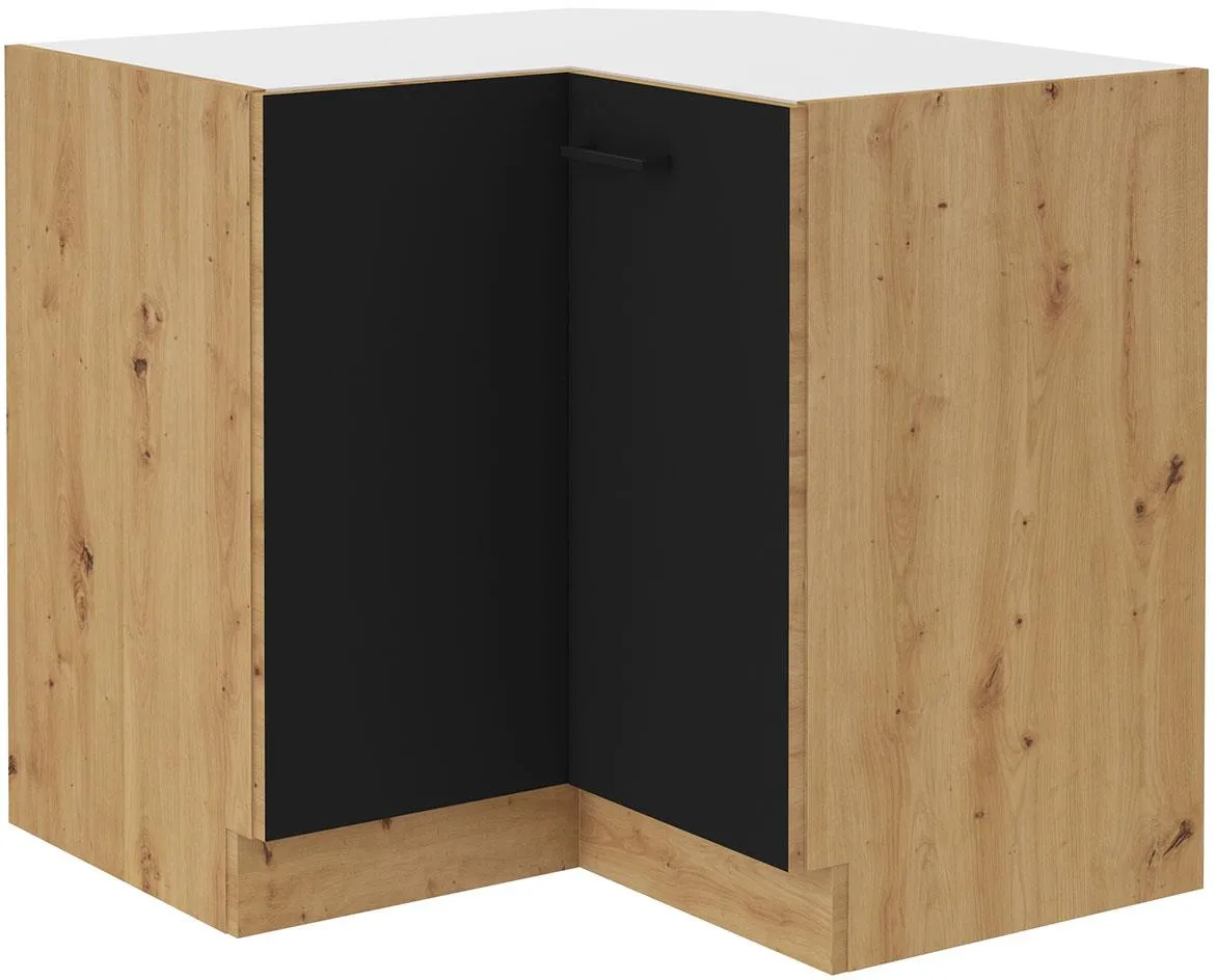 Modena 90X90nd 2f bb baza ugaona 2vrata 90(84)x90(84)x87artisan hrast-crna