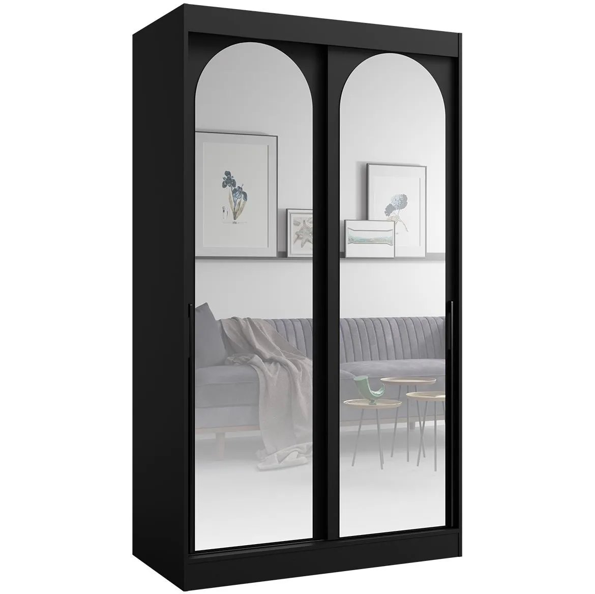 Modin 120 klizni ormar 120x65x215 crni