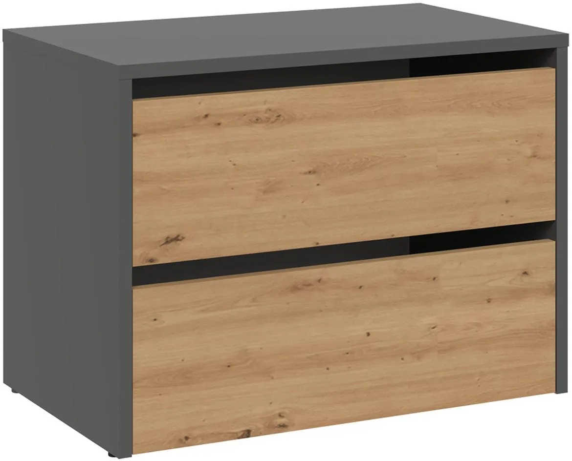 Modo ormaric za cipele 60x36x44 antracit/artisan hrast