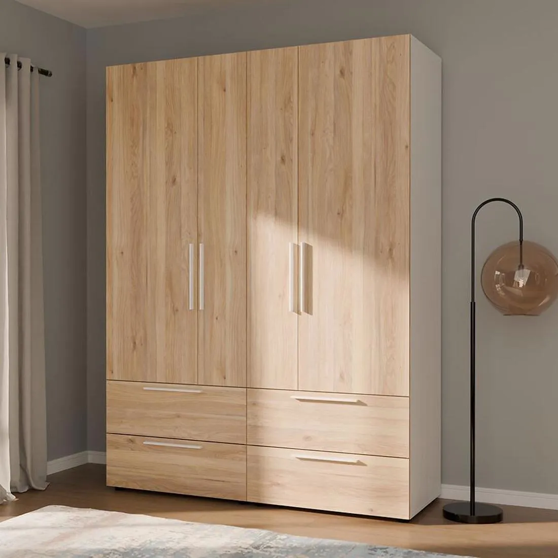 Moduklix fronta garderobe 150.1x25 cm bela