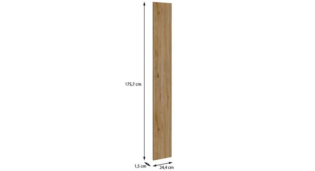 Moduklix fronta garderobera 175.7x24.4 cm maubella hrast