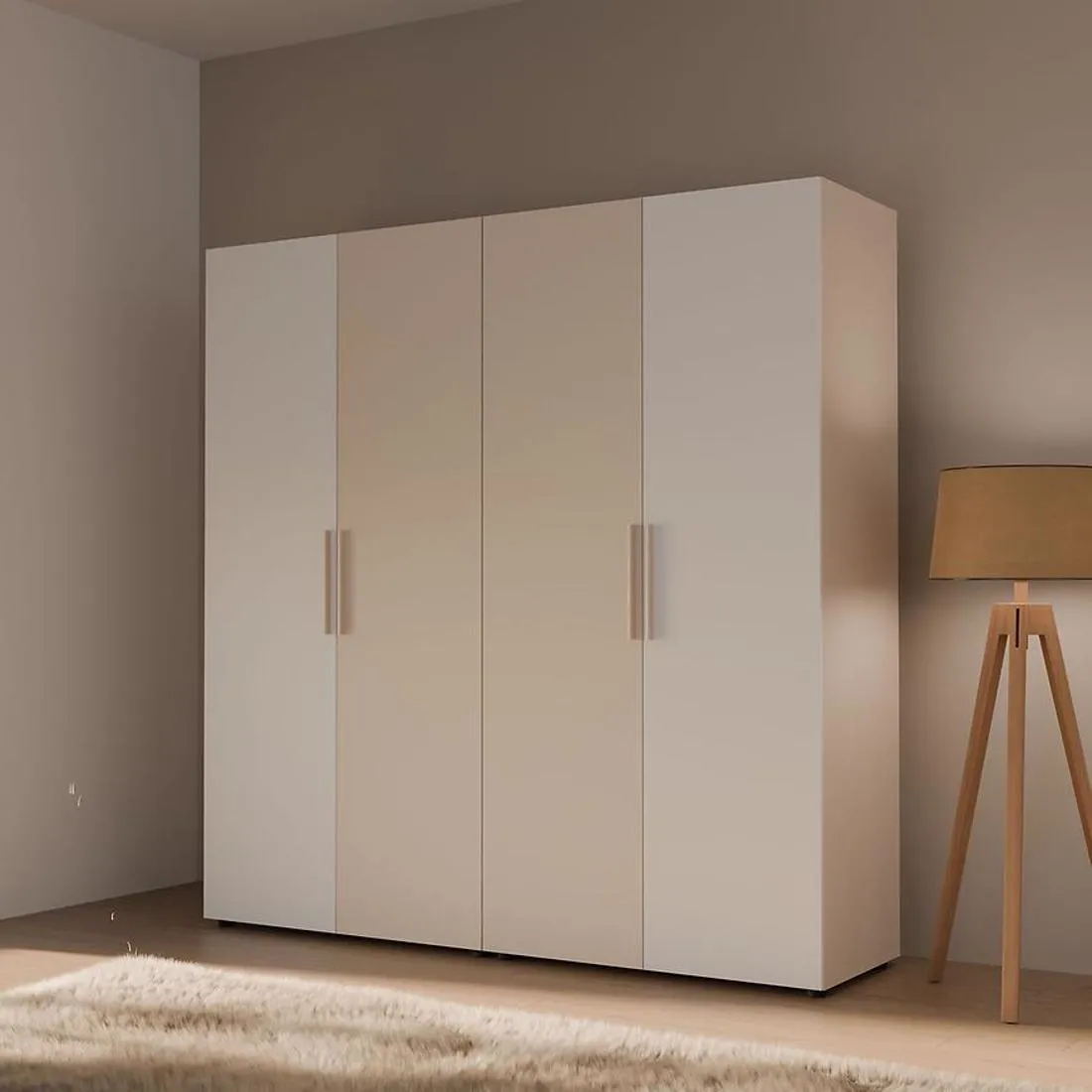 Moduklix fronta garderobera 226.9x24.4 cm bela