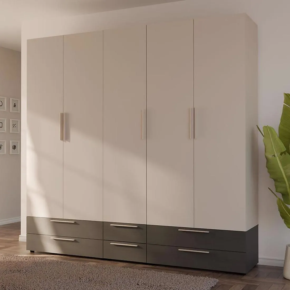 Moduklix fronta garderobera 226.9x49.4 cm pešcano bež