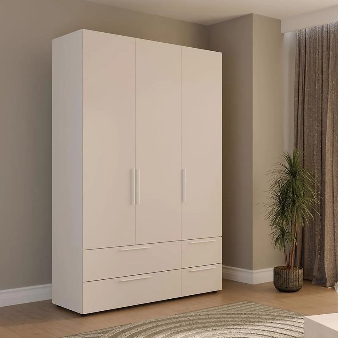 Moduklix fronta ormara 201.3x24.4 cm pešcano bež