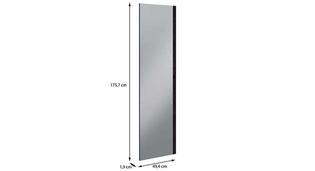Moduklix fronta ormara s ogledalom 175,7x49,4 cm hrast cabezone