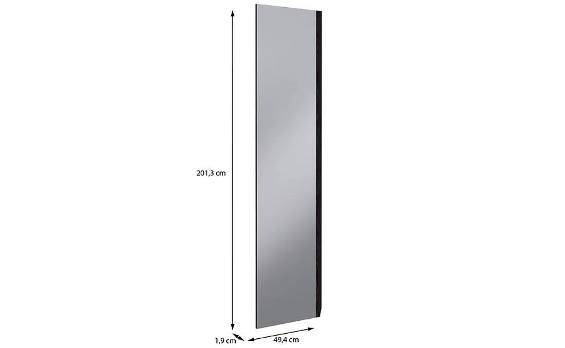 Moduklix fronta ormara s ogledalom 201,3x49,4 cm hrast cabezone
