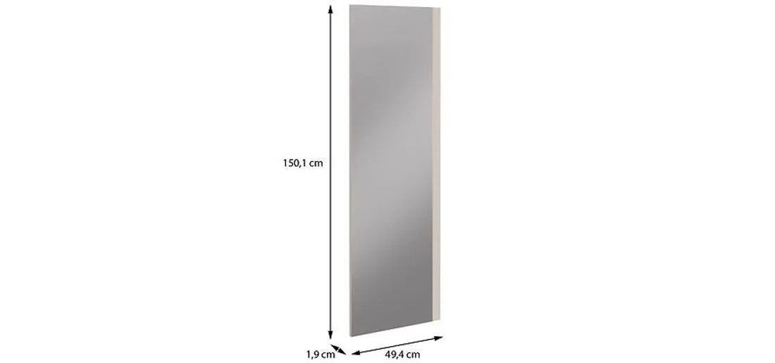 Moduklix fronta ormara sa ogledalom 150.1x49.4 cm pešcano bež