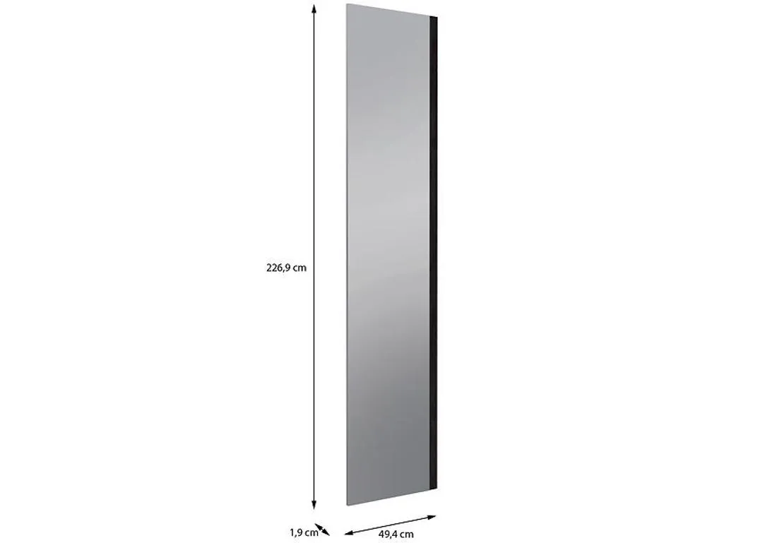 Moduklix fronta ormara sa ogledalom 226,9x49,4 cm hrast cabezone