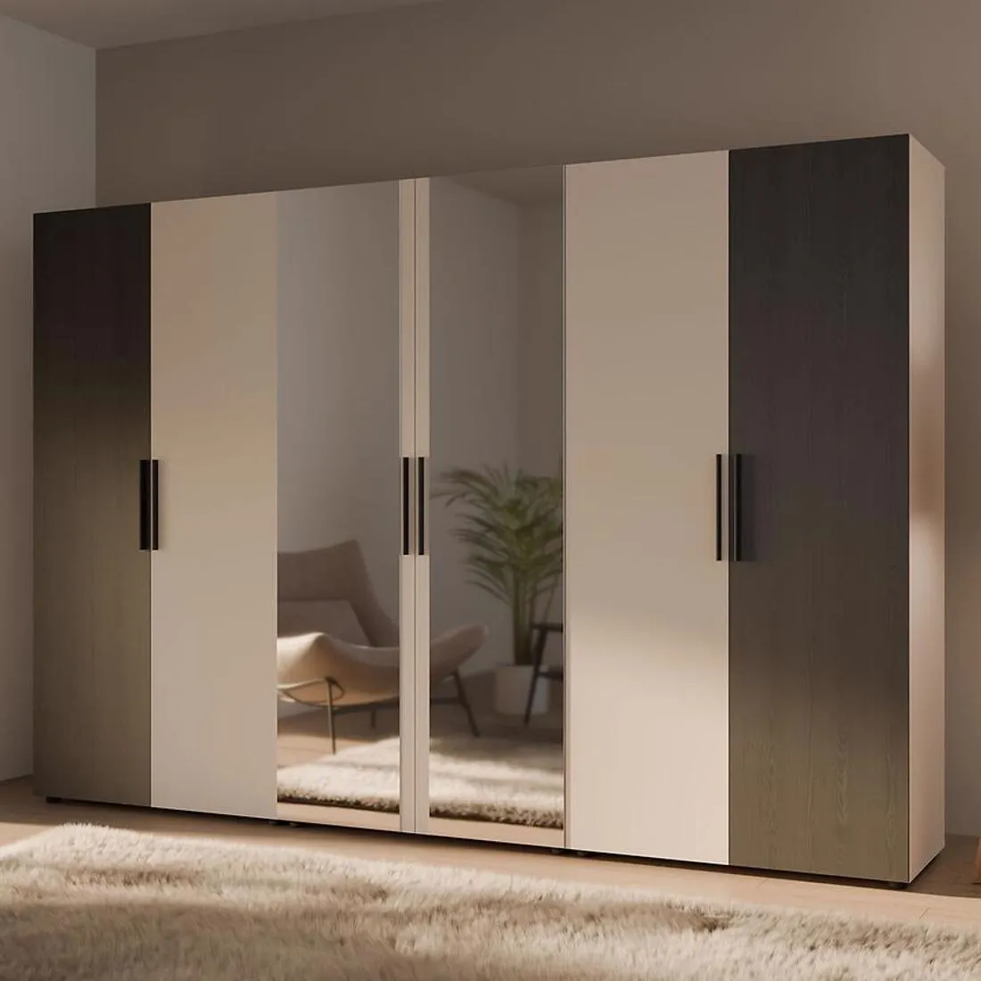 Moduklix garderober 49.7x230.1 cm hrast