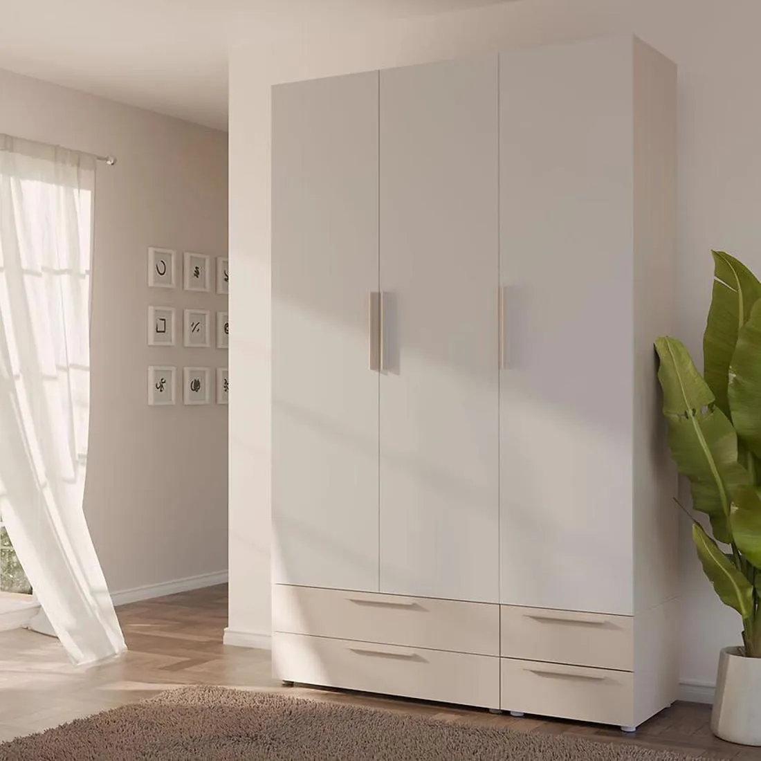 Moduklix set od 2 rucke bele boje