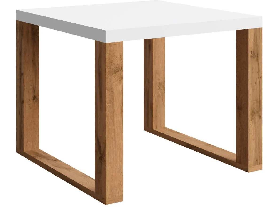Mona 600/600/500 stol 60X60X50 cm bela/wotan