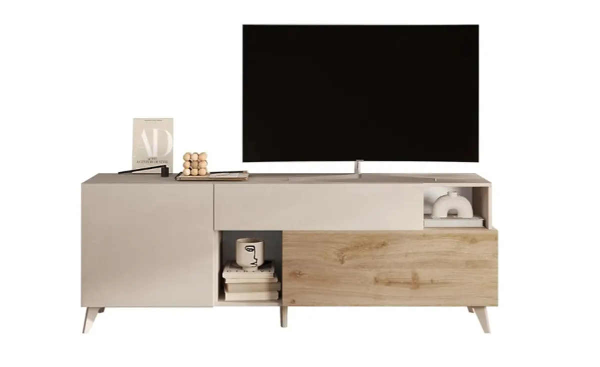 Monaco TV komoda 1 + 1 vrata + 2 fioke 181x42x67 cm