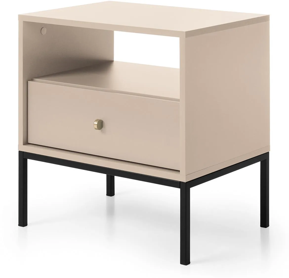 Mono MS54 nocni ormaric 1 ladica 54x39x56 cm bež