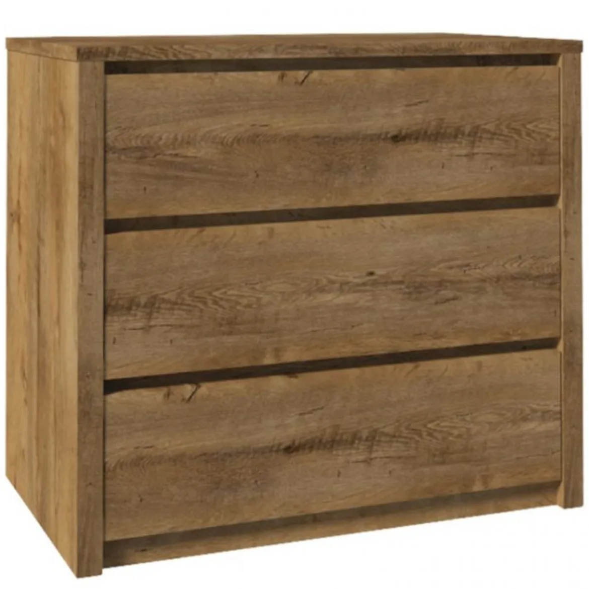Montana komoda 3 fioke 90x43x80 tamni hrast