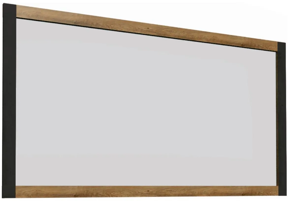 Montana ls ogledalo 123x4x84,5 cm tamno sivo/tamni hrast