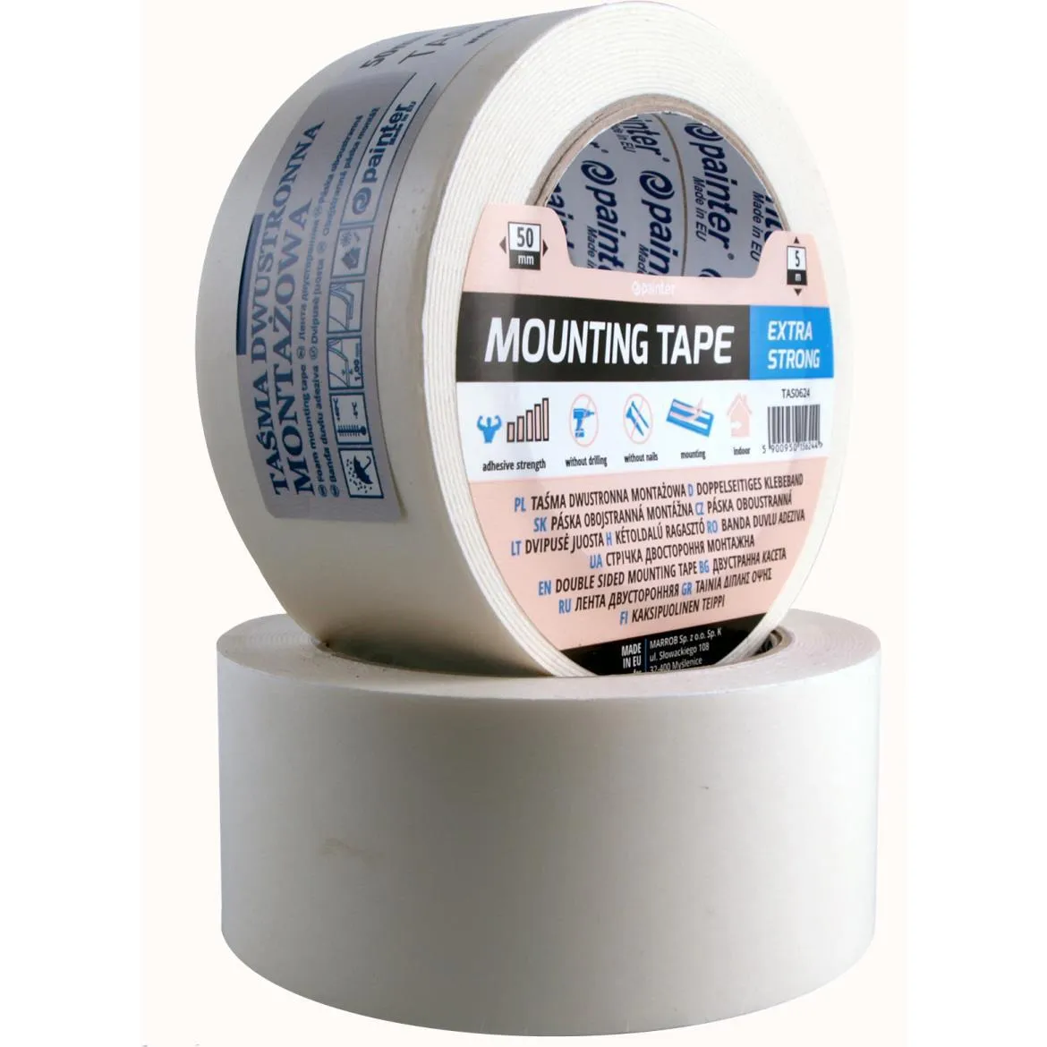 Montažna penasta traka Painter 19mm x 5m