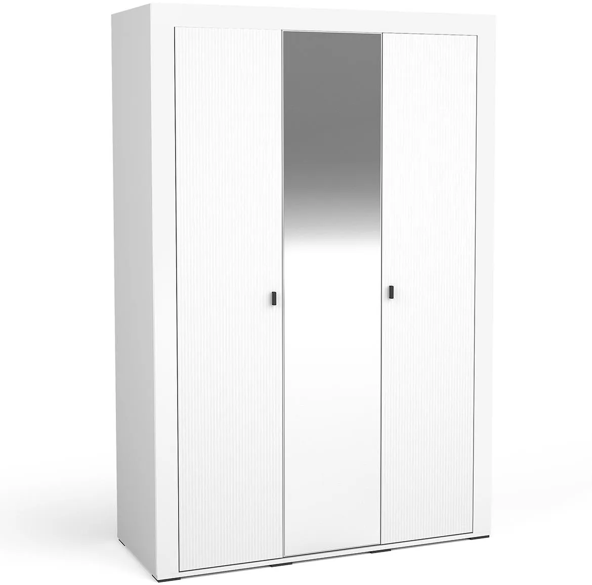 Mossa M02 ormar 3 vrata + ogledalo 137x56x209cm beli