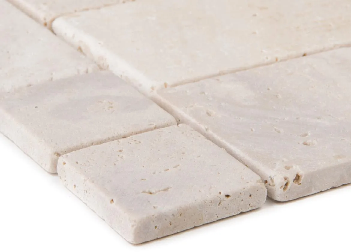 Mozaik plocica  Travertin ivory römischer verband 30,5X30,5