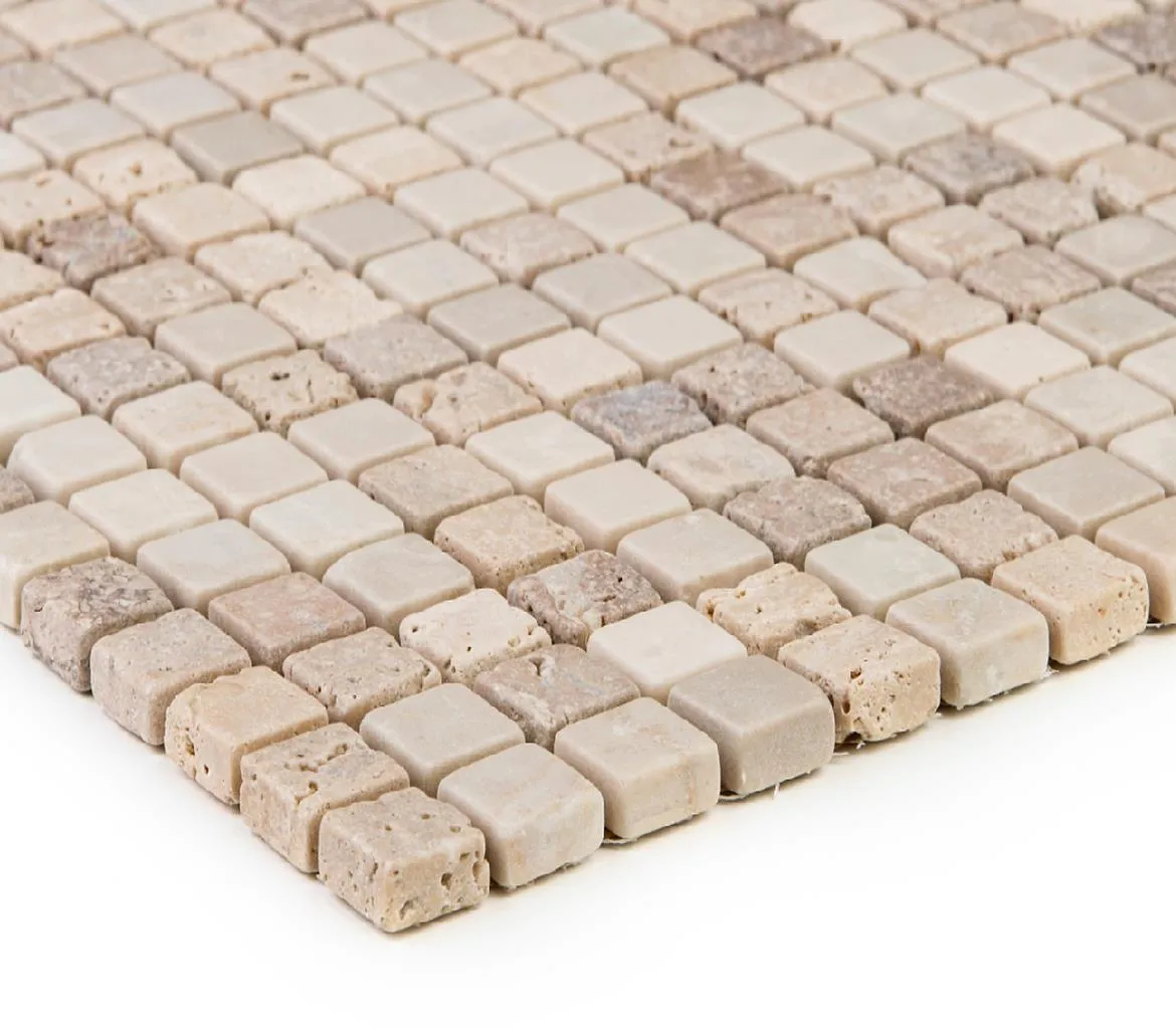 Mozaik plocica  Travertino beige mix 30,5X30,5