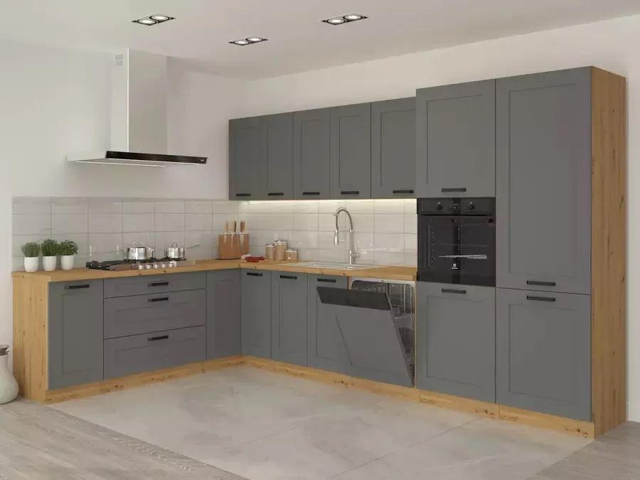 Nameštaj za kuhinju Luna dustgrey inspiracije