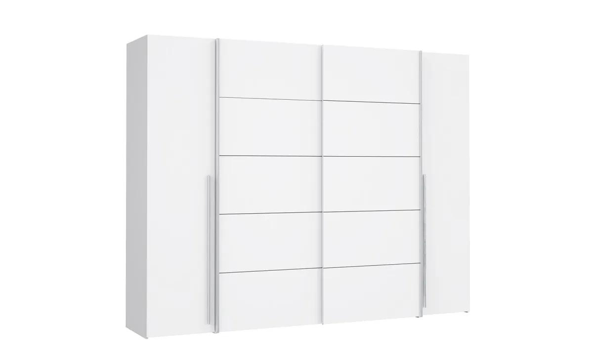 Narago ormar 4 vrata 270x61x210 cm bela