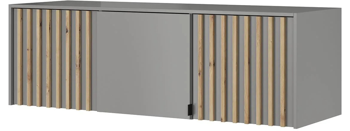 Nelly nadogradnja 3 vrata 155x51x50 svetlo siva/natur (artisan hrast)