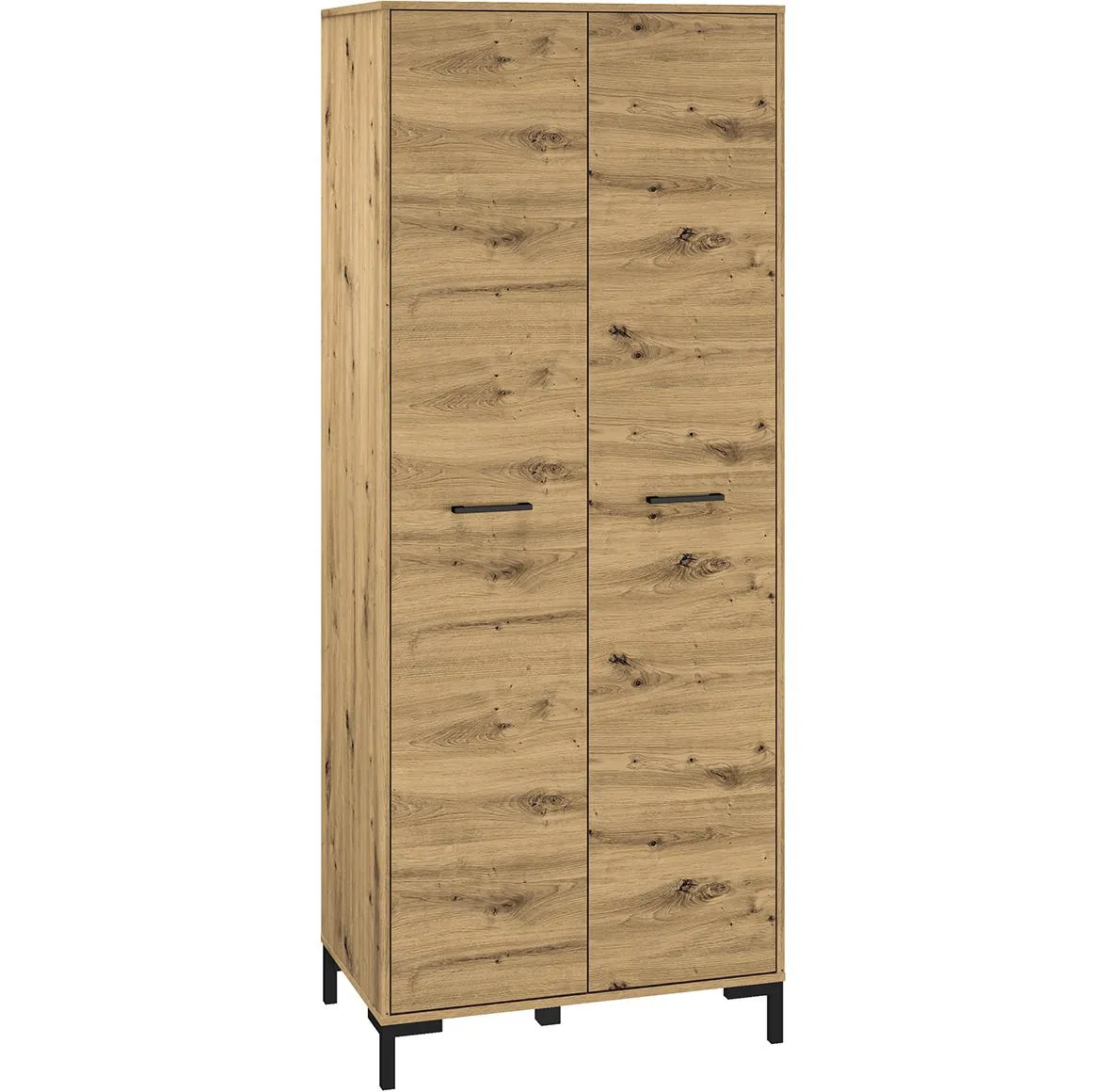 Nevio 17 ormar 2 vrata 80x51x200 cm natur (artisan hrast)