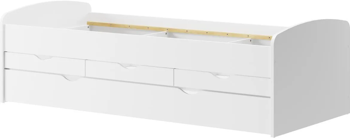 Nicol 01 krevet sa fiokom 96x206x64 cm beli