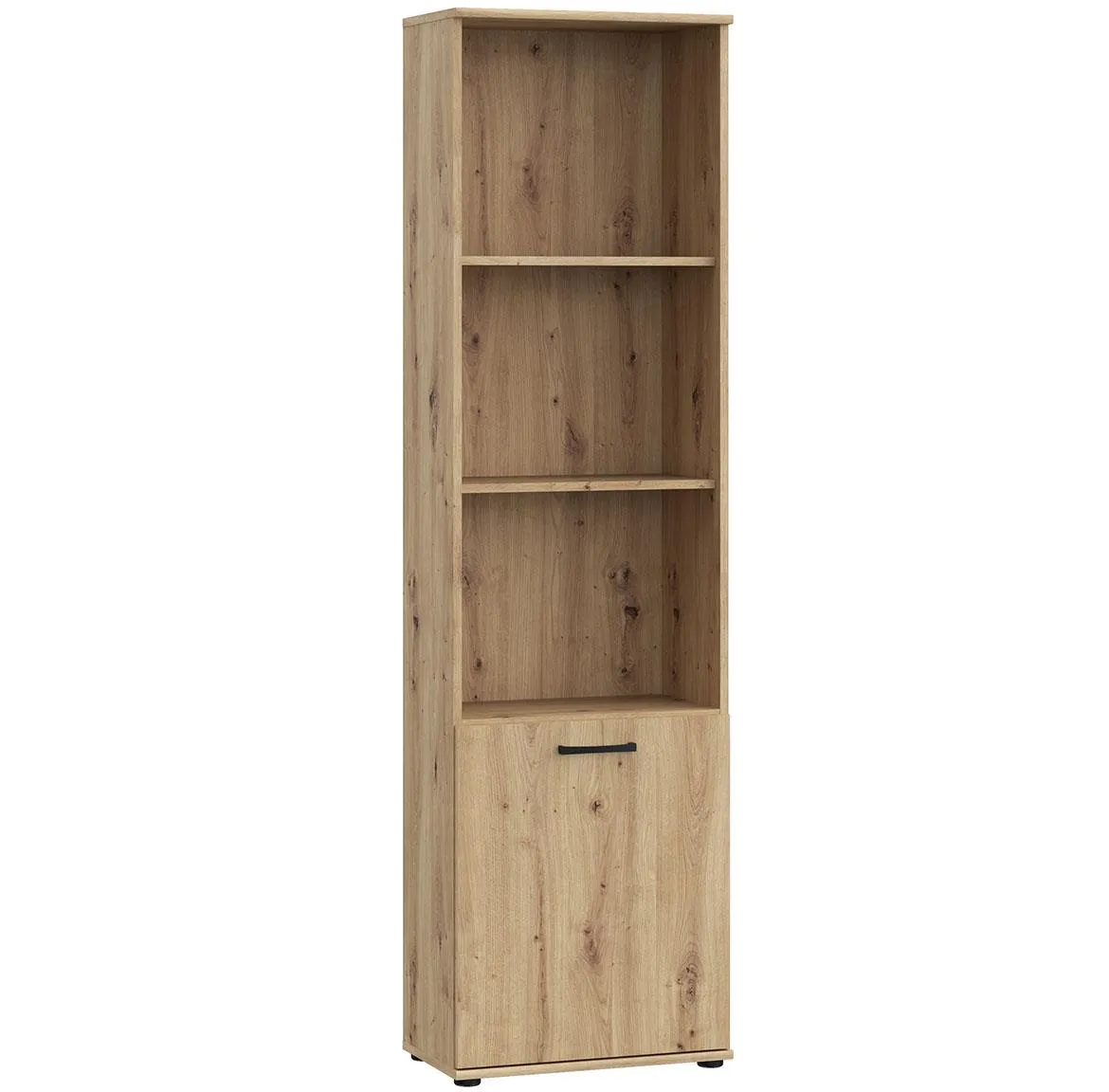 Niko nikr71-d78 polica 1 vrata+3 otvora 50,2x29,1x180,9 cm natur (artisan hrast)
