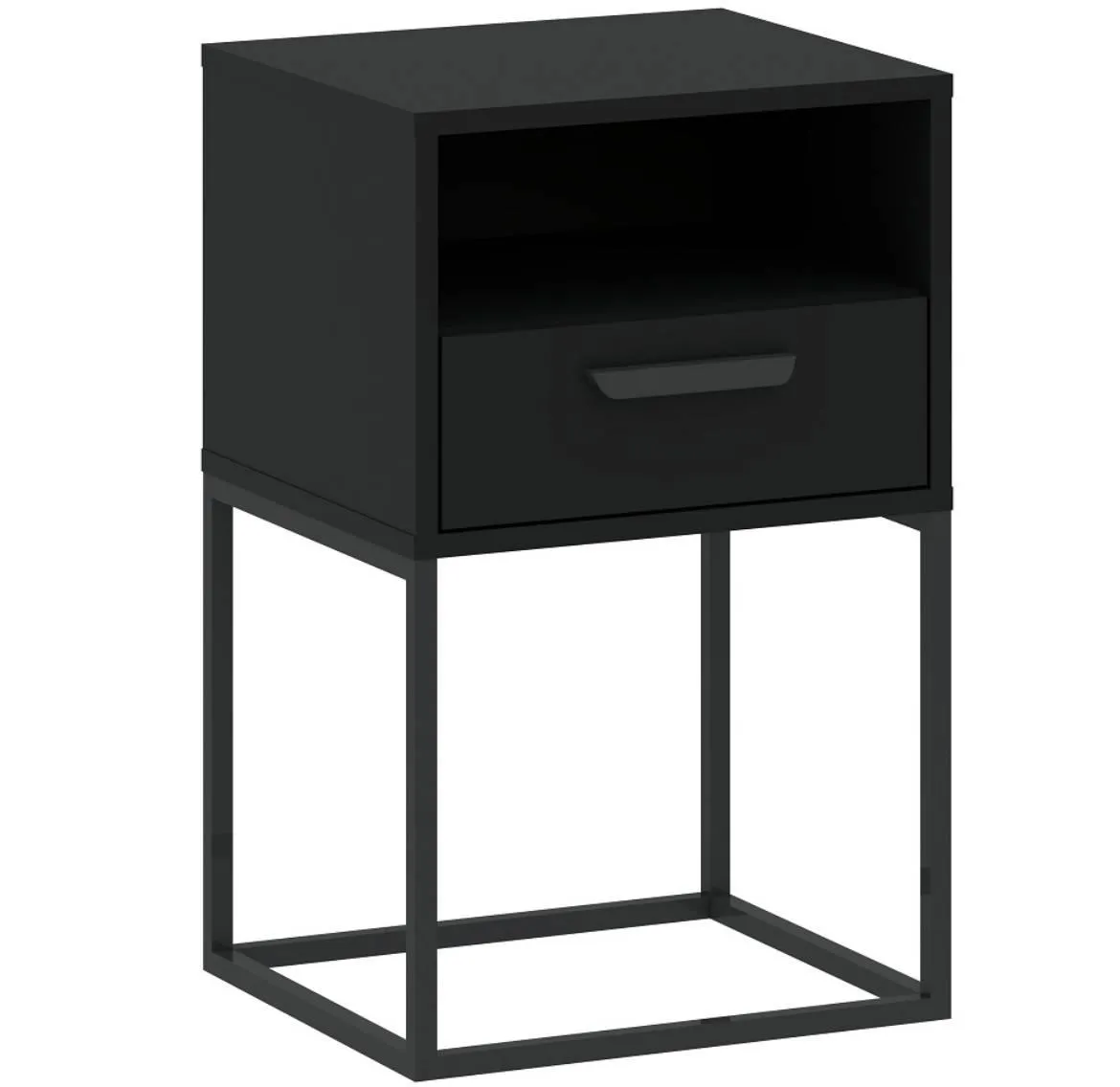 Nocni ormaric 1S-40 40x38,5x65 cm crni