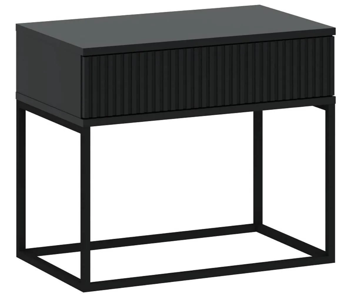 Nocni ormaric 1S niski-60 bez rucki 60x38,5x51,7 cm antracit