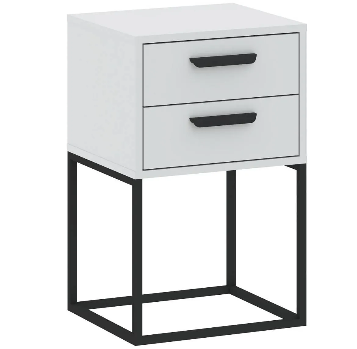 Nocni ormaric 2S-40 40x38,5x65 cm beli