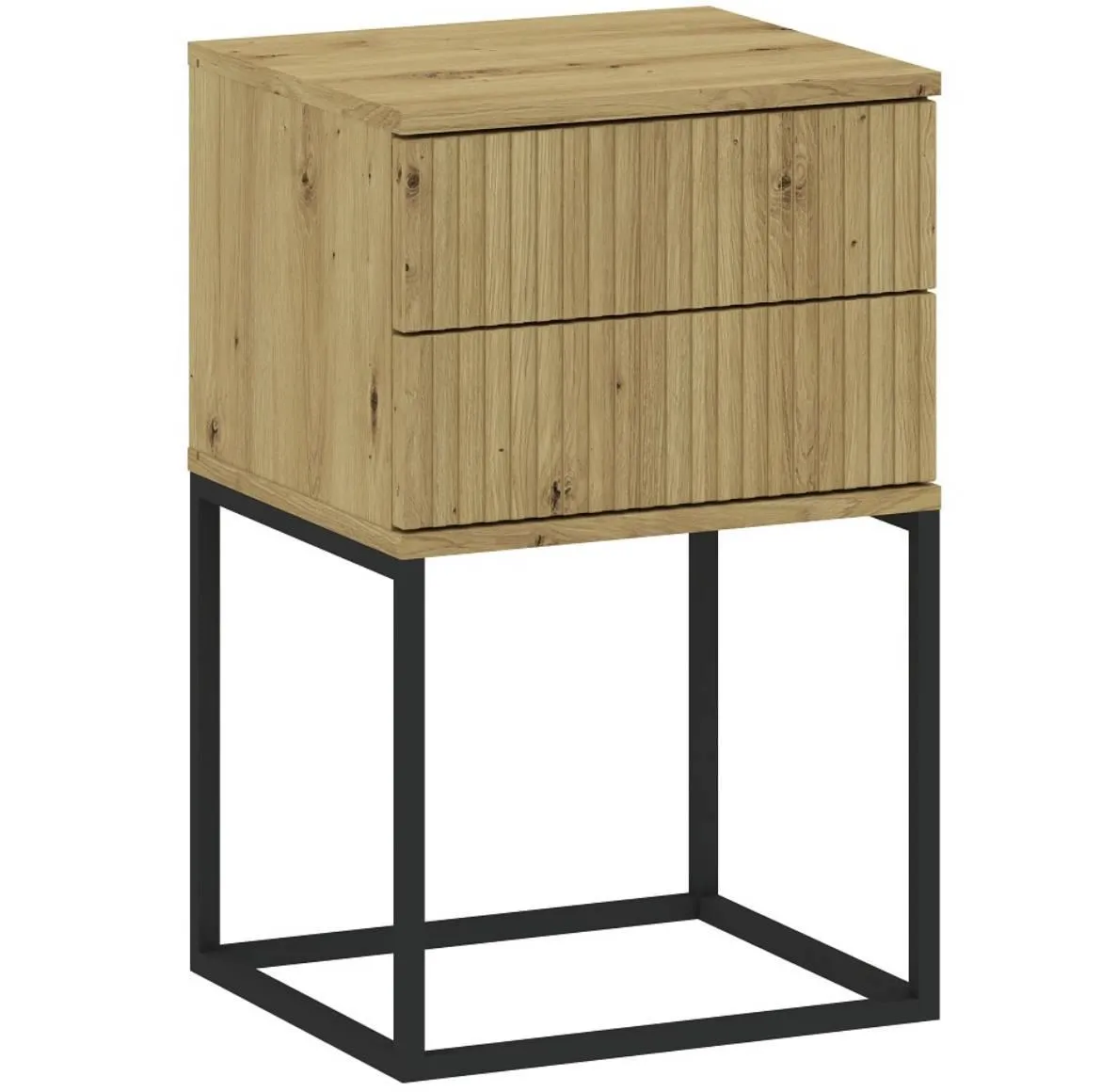 Nocni ormaric 2S-40 bez rucki 40x38,5x65 cm artisan