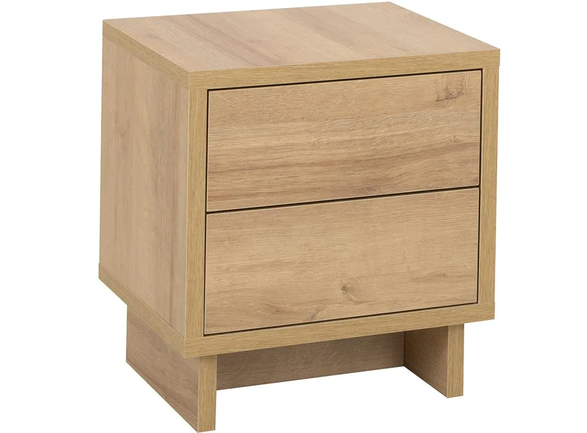 Noma N09 nocni ormaric 2 fioke 40x33x44 cm hrast