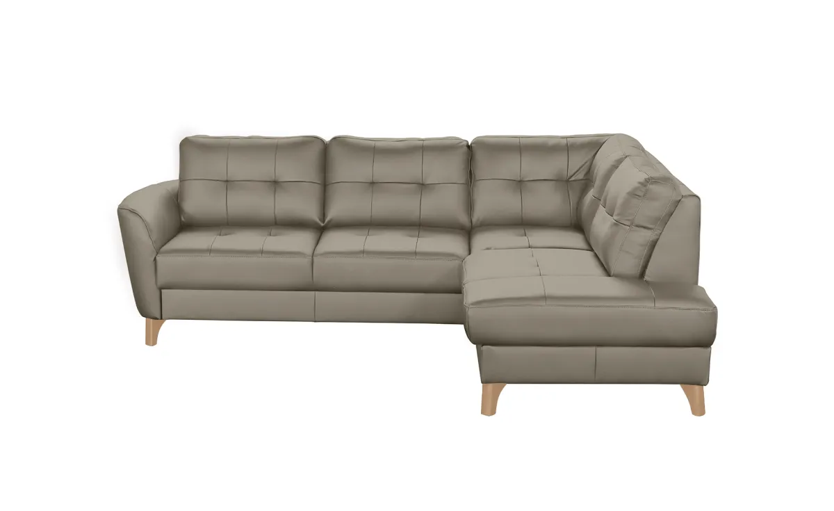 Nordic ugaona garnitura sa ležajem cappucino desna 238x190x82cm