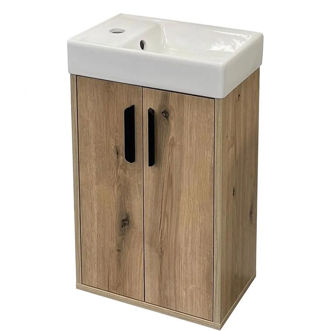 Nova mini 40 viseci ormaric za umivaonik 39,7x21,9x62,8 cm evoke hrast