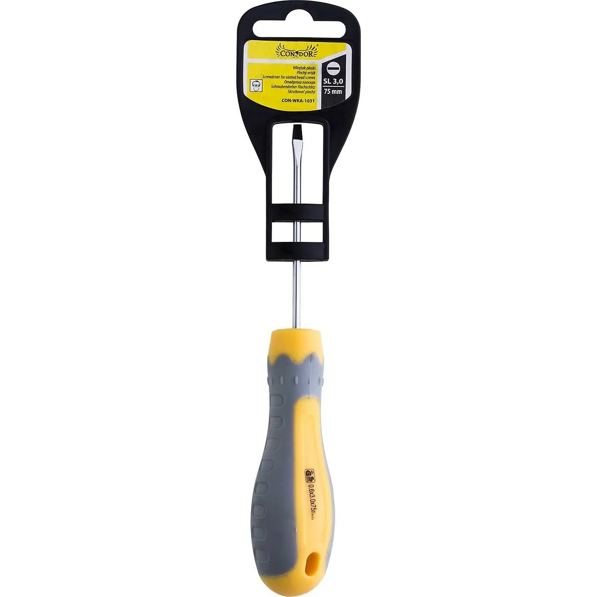 Odvijac s prorezima SL3.0 x 75 mm