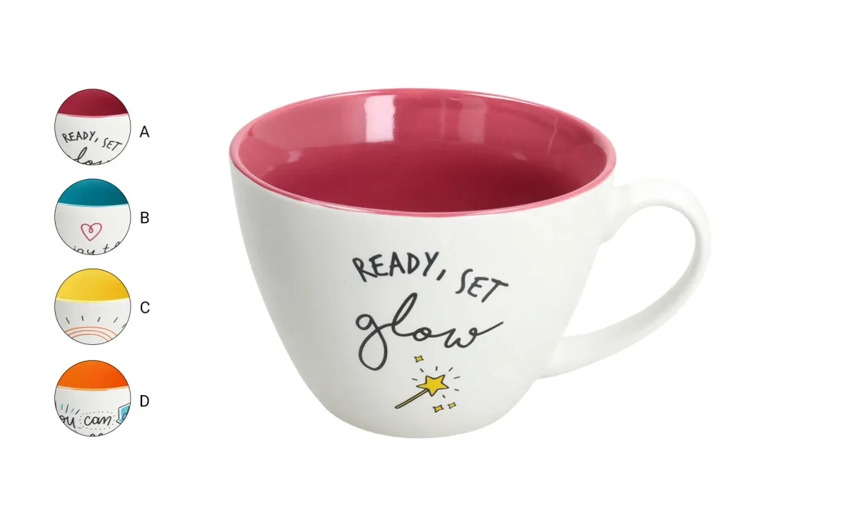 Šolja Iris Color Block 450ml više boja