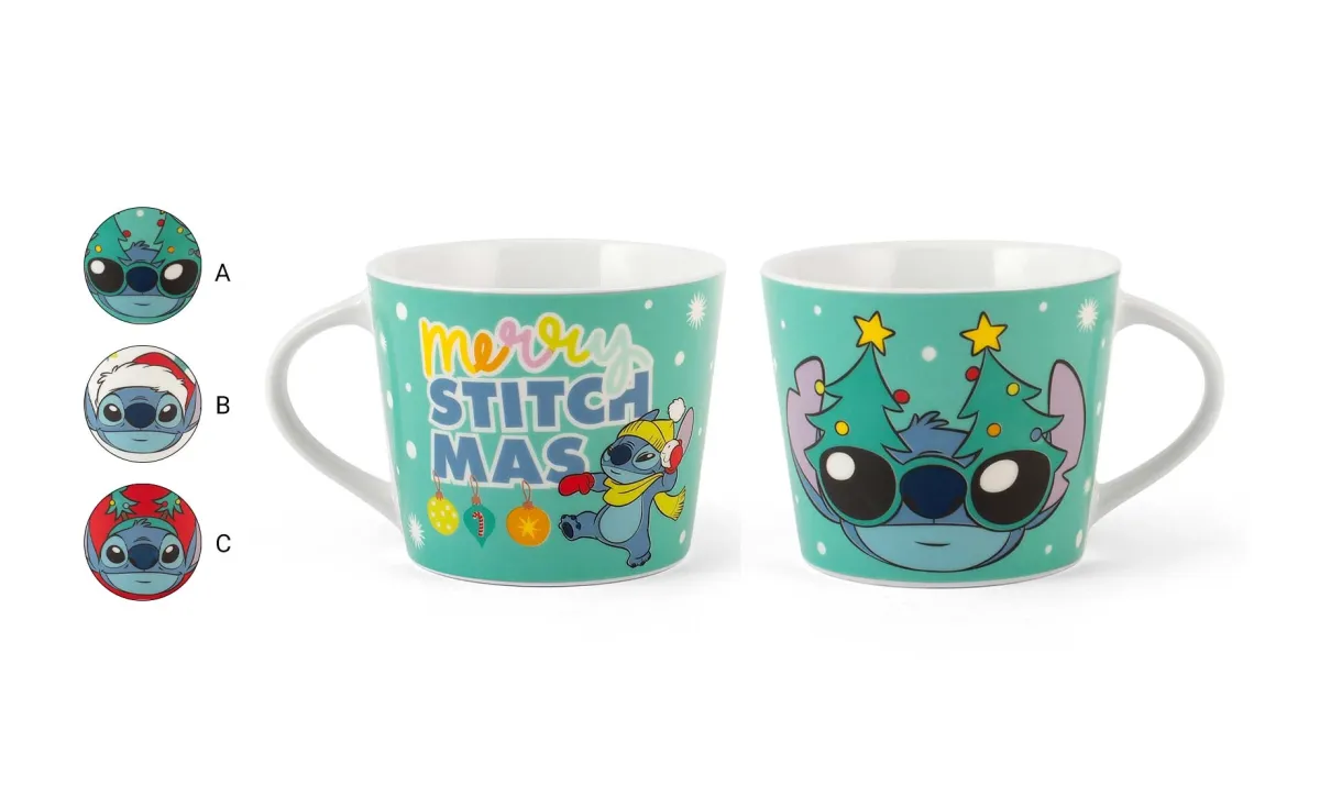 Šolja Xmas Stitch 400ml sort3