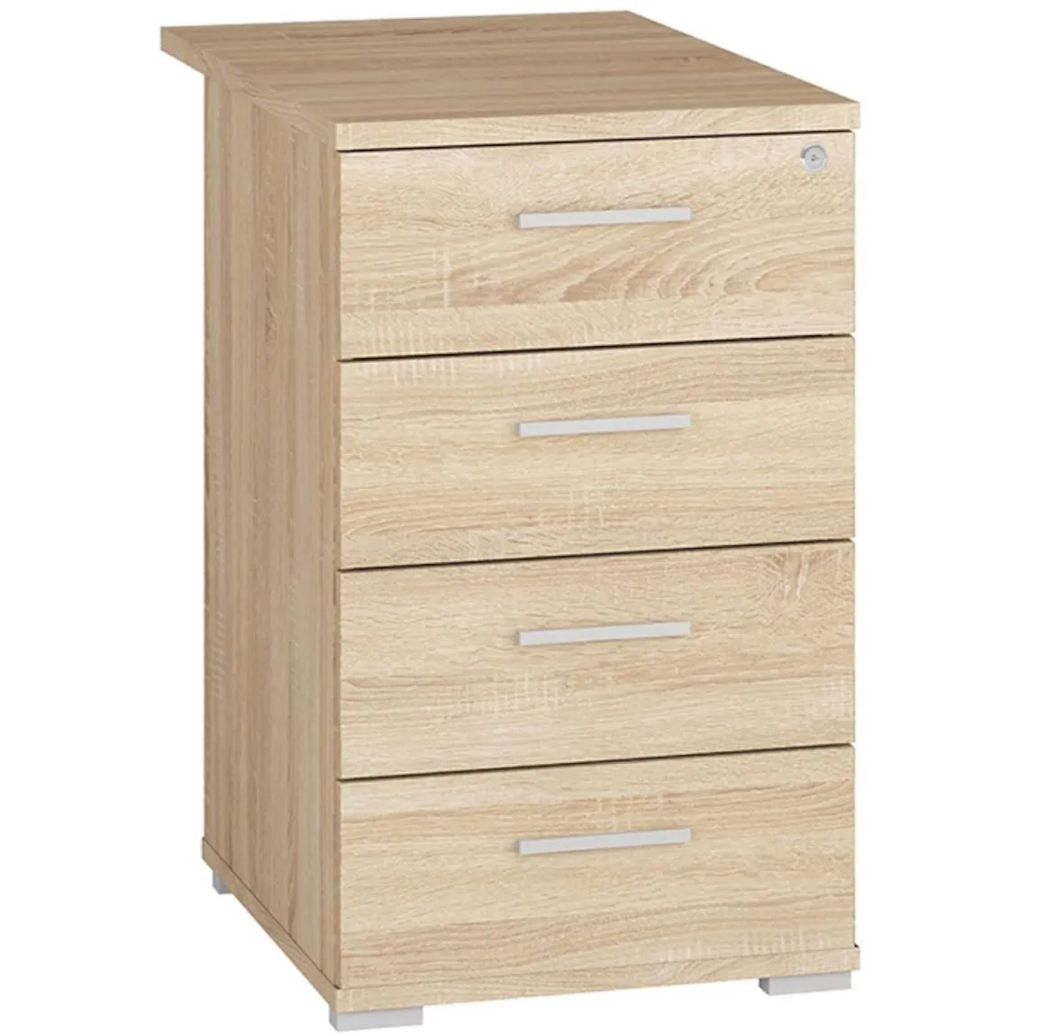 Optimal fiokar 4 fioke 46x68x76 cm natur (sonoma hrast)