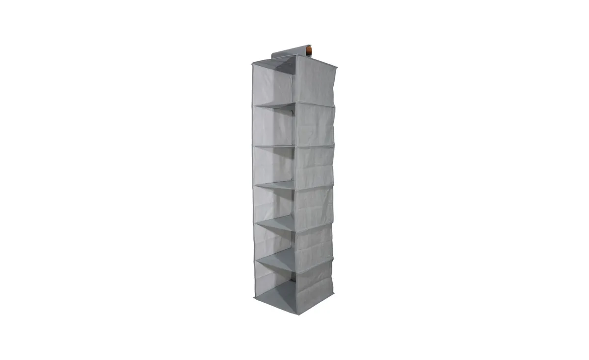 Organizator ormar sa 6 pregrada Juliette 30x30x120cm sivi